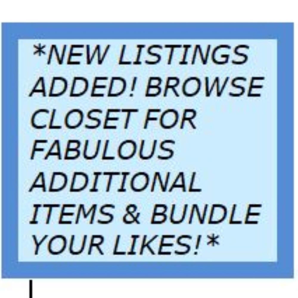 NEW ITEMS LISTED!